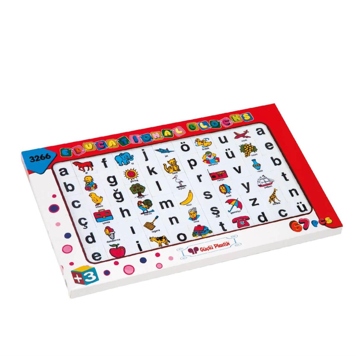 Puzzle Alfabe 67 Parça