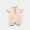 Bibaby Organik Tulum Short Müslin Hello Safari Ekru - Kiremit