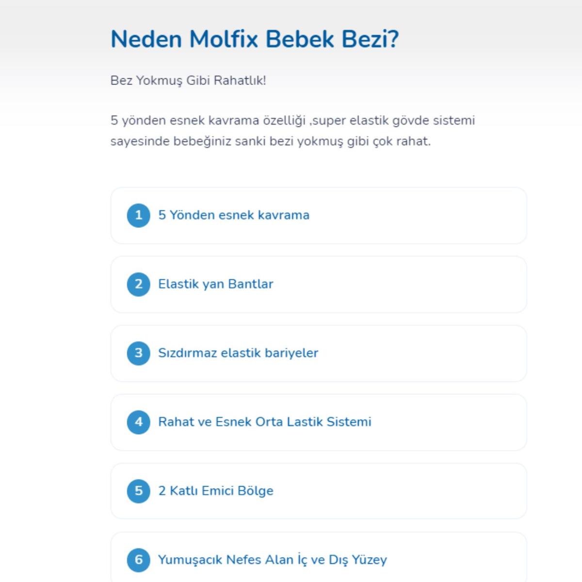 Molfix Bebek Bezi 3D 6 Beden Extra Large 15+ Kg 62li Ultra Fırsat Paketi x2