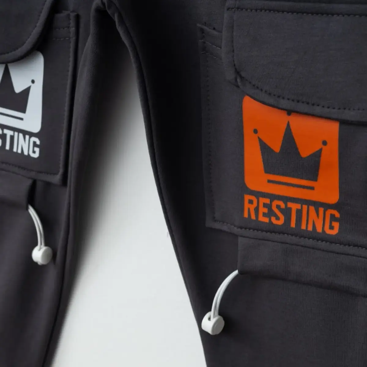 Winimo Eşofman Altı Resting Baskılı Füme