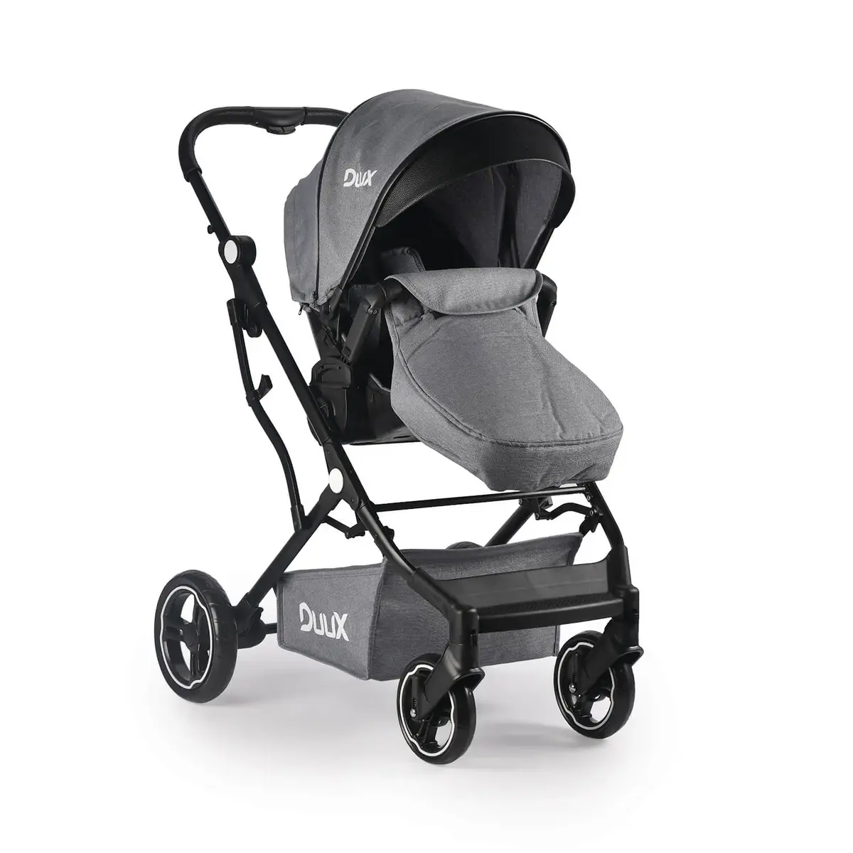 Duux Zero Travel Sistem Bebek Arabası Siyah Gri