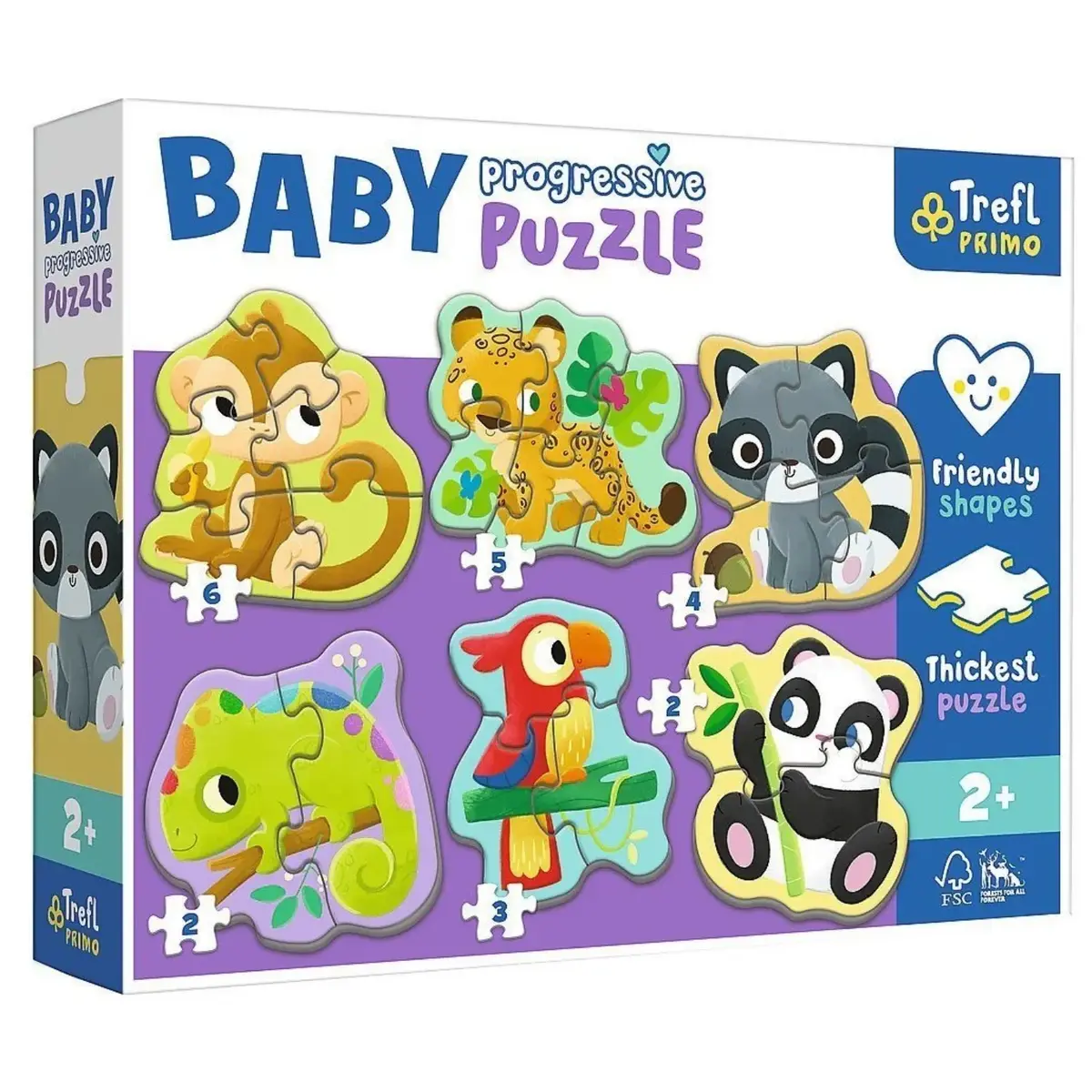 Trefl Puzzle Baby Egzotik Hayvanlar
