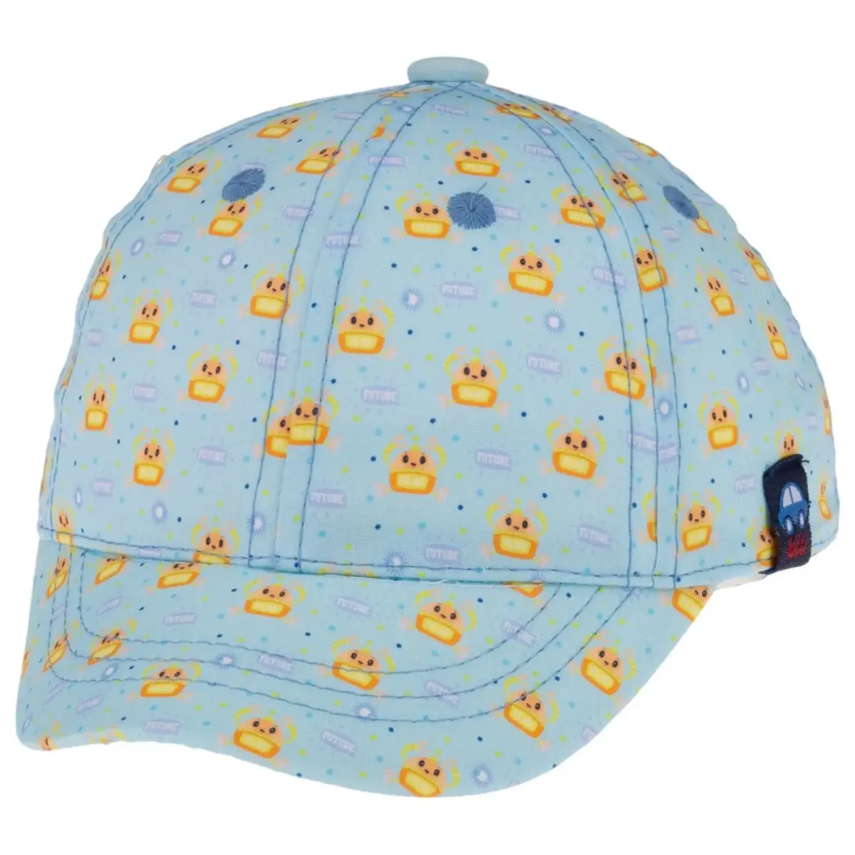 Kitti Şapka 0-18 Ay Bebe Mavi Kitti Şapka 0-18 Ay Bebe Mavi