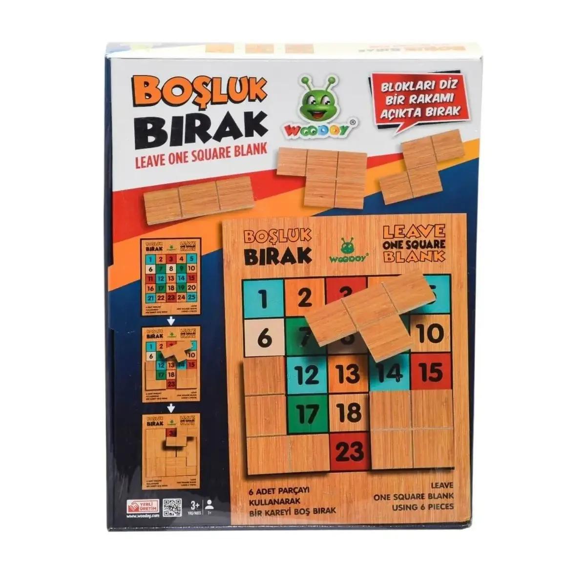 Woodoy Ahşap Boşluk Bırakma Oyunu