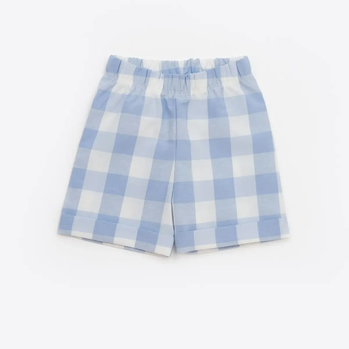 Bibaby 2li Takım Şortlu Mini Elephant Beyaz