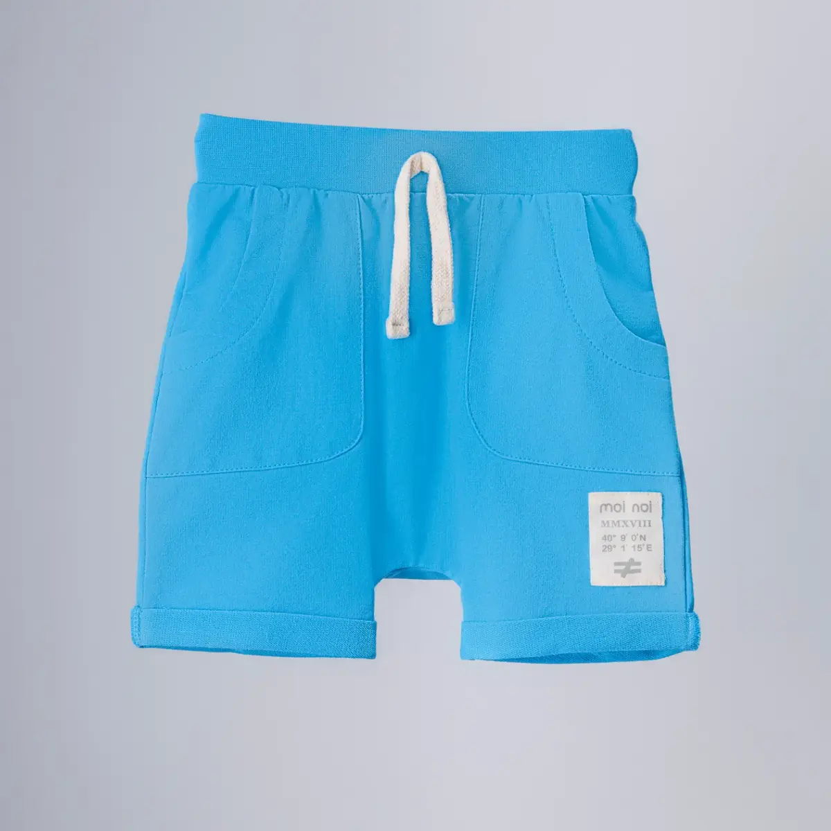 Moi Noi Şort Cepli Mavi Moi Noi Şort Cepli Mavi