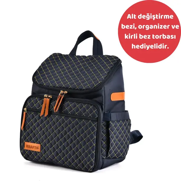 Kraft Diamond Anne Bebek Bakım Çantası Lacivert
