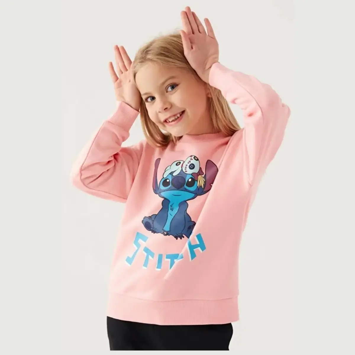 Stitch Sweatshirt Somon Stitch Sweatshirt Somon
