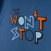 Winimo T-Shirt Wontstop Baskılı İndigo