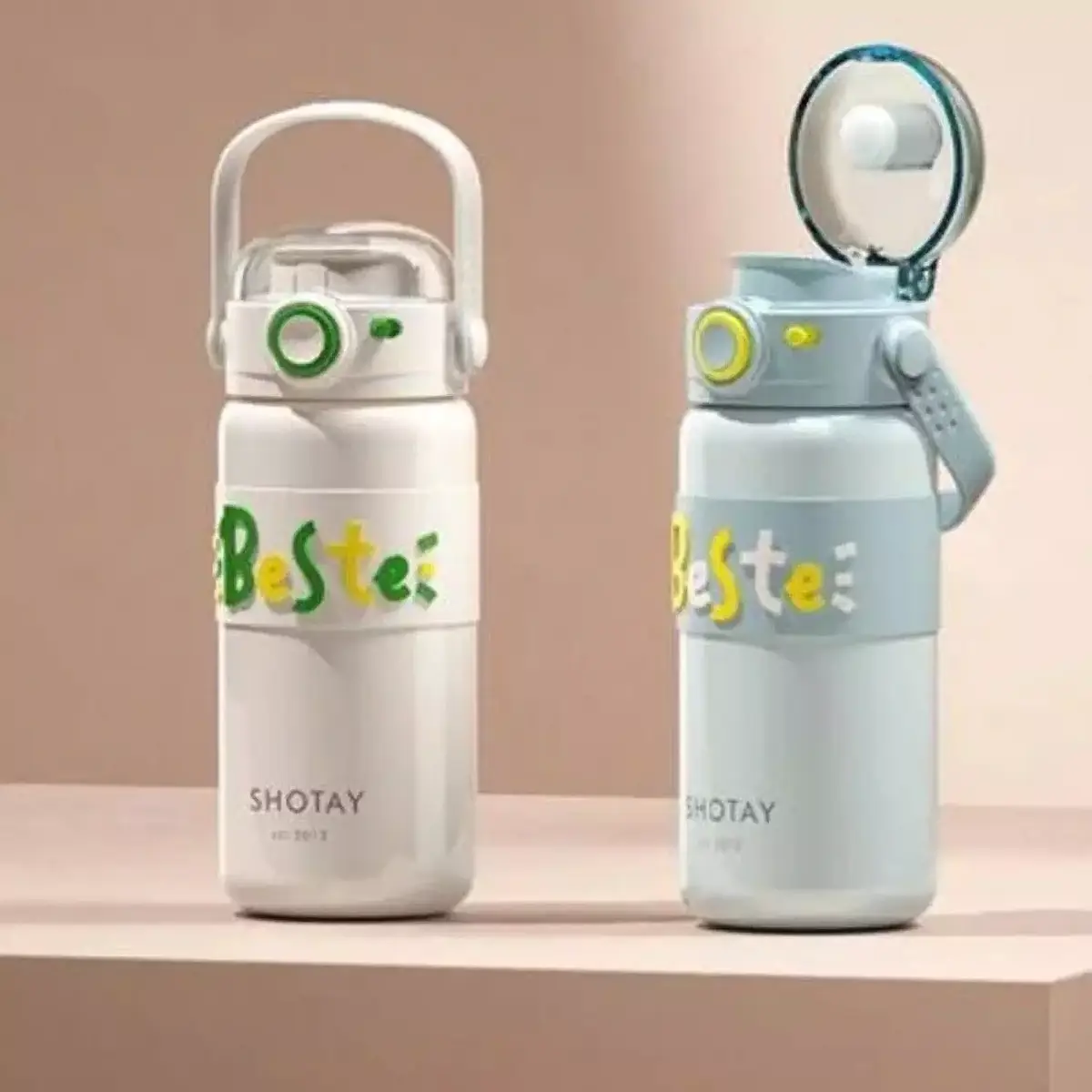 SHOTAY BESTE ÇELİK TERMOS MATARA 500 ML. BEYAZ