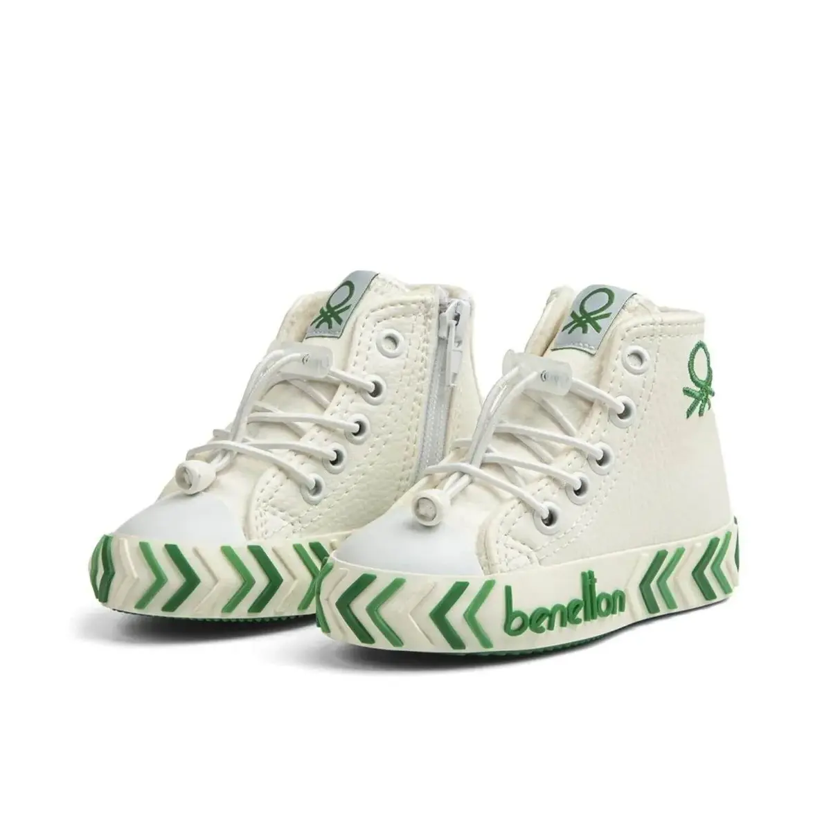 Benetton Spor Ayakkabı Beyaz - Yeşil