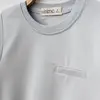 Winimo Sweatshirt Parçalı Basic Boyalı Gri