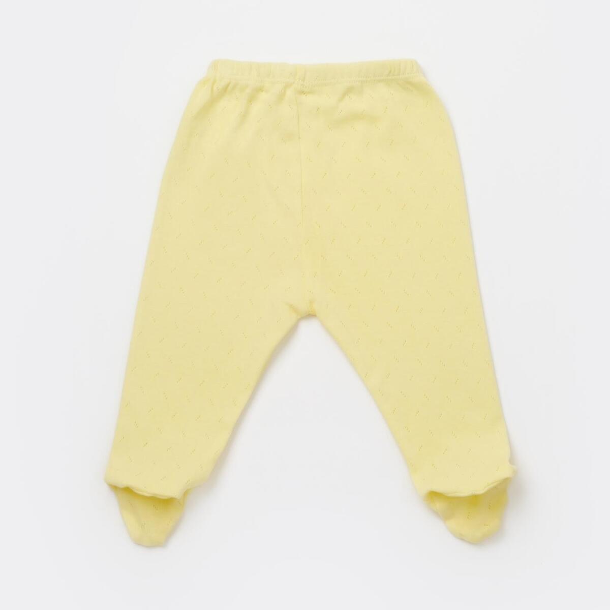 Bibaby Pantolon Patikli Hello Safari Limon