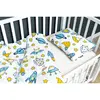 Bebek Nevresim Seti Uzay 3 Parça Çantalı 100x150