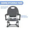 Chicco Pocket Snack Portatif Mama Sandalyesi Dark Grey
