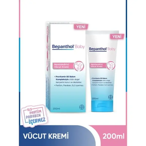Bepanthol  Baby Nemlendiricili Vücut Kremi 200 ml