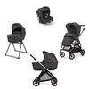 Inglesina Electa+ Bebek Arabası Darwin Recline 4'lü Sistem Upper Black