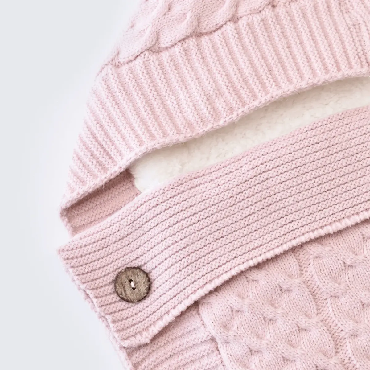 Bibaby Kundak Zincir Triko Pembe