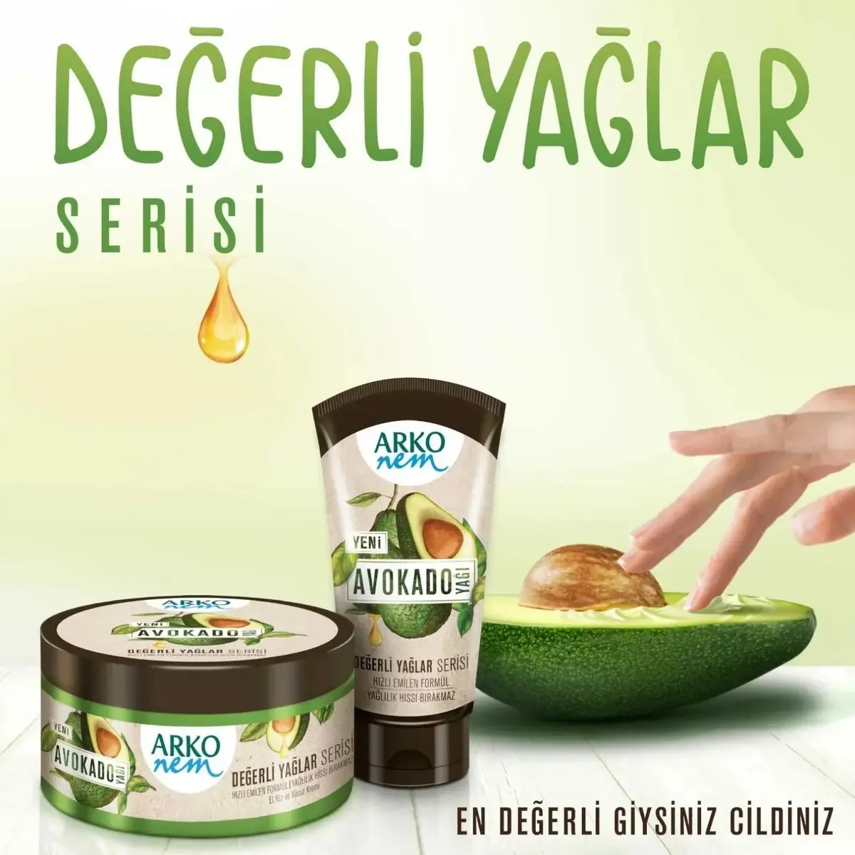Arko Nem Krem Değerli Yağlar Avokado 250 ml