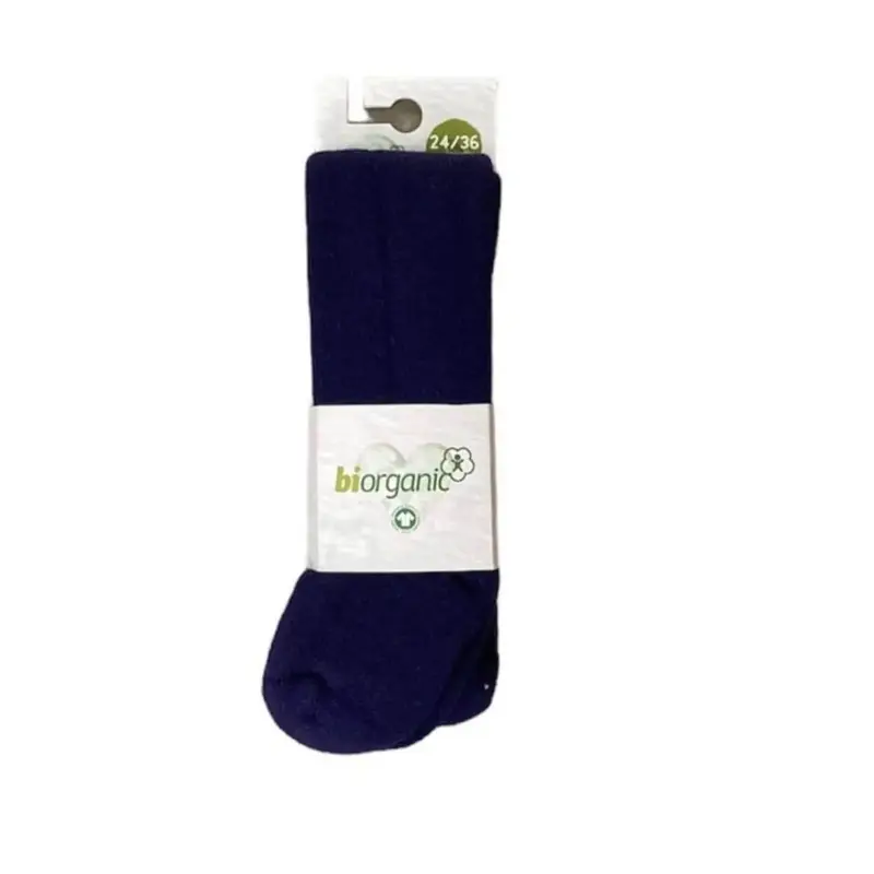 Bibaby Organik Çorap Külotlu Basic Havlu Lacivert