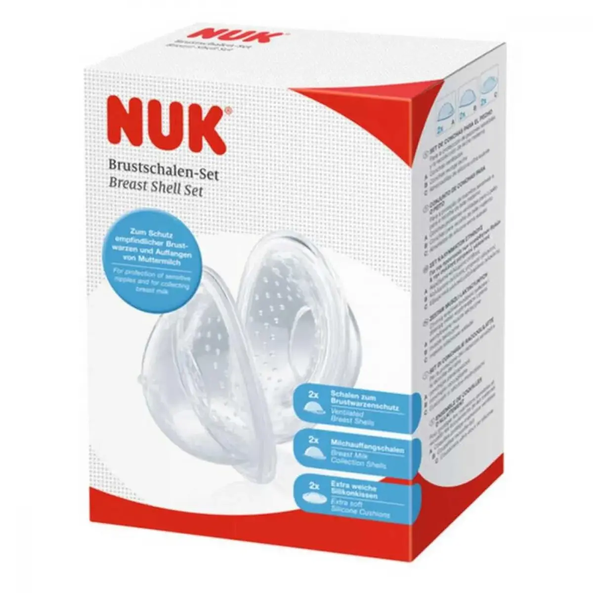 Nuk Silikon Göğüs Kalkanı 6lı