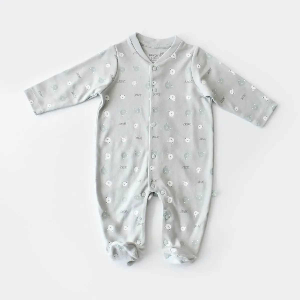 Bibaby Organik Hastane Çıkışı 10lu Hug Me Bear Kar Melanj