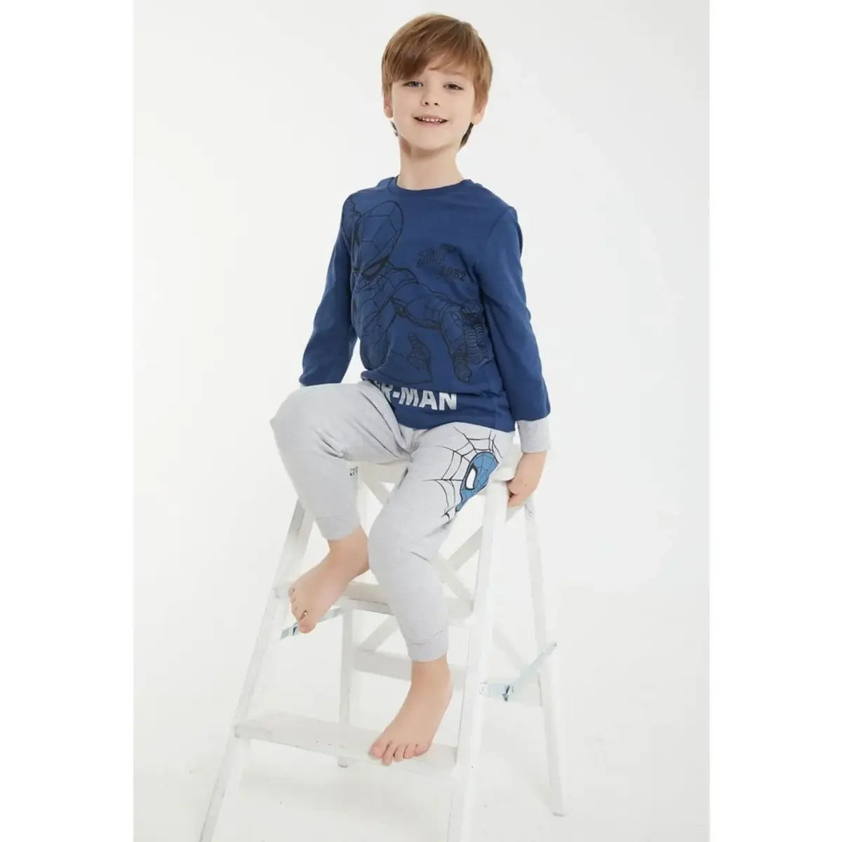 RolyPoly Spider Man Pijama Takımı Cobalt