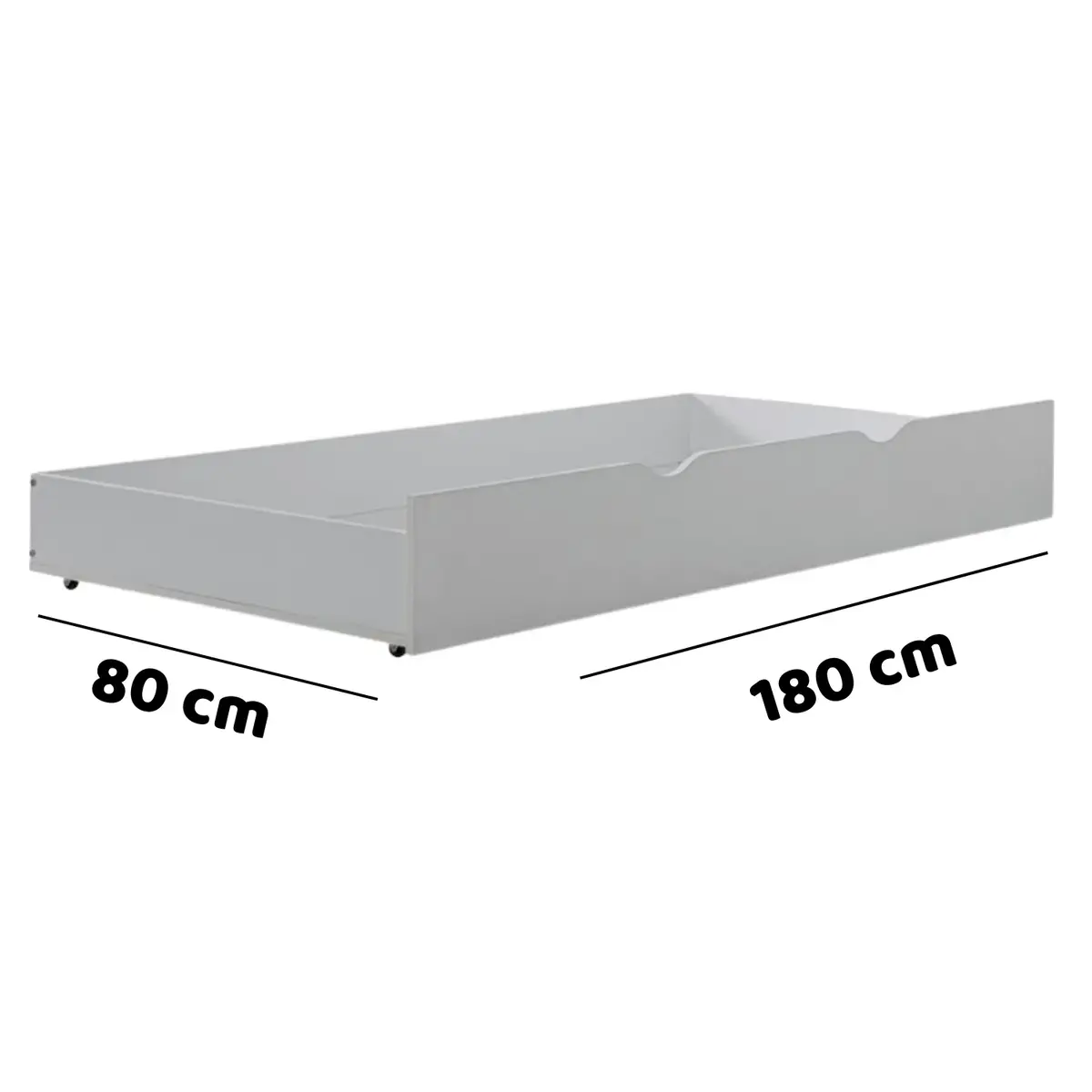 Pierre Cardin Montessori Karyola Alt Bazası Beyaz 80*180