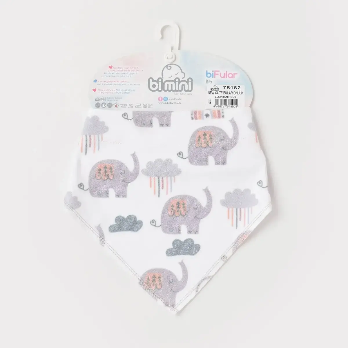 Bibaby Fular Önlük Bimini New Cute Elephant Boy