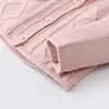 Bibaby Hırka Triko Desenli Welsoftlu Pembe