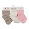 Aziz Bebe Çorap Soket 3lü Pembe