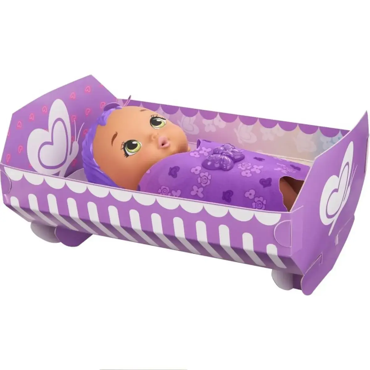 My Garden Baby Kelebek Bebeğimin Bakım Zamanı Mor Saçlı Bebek