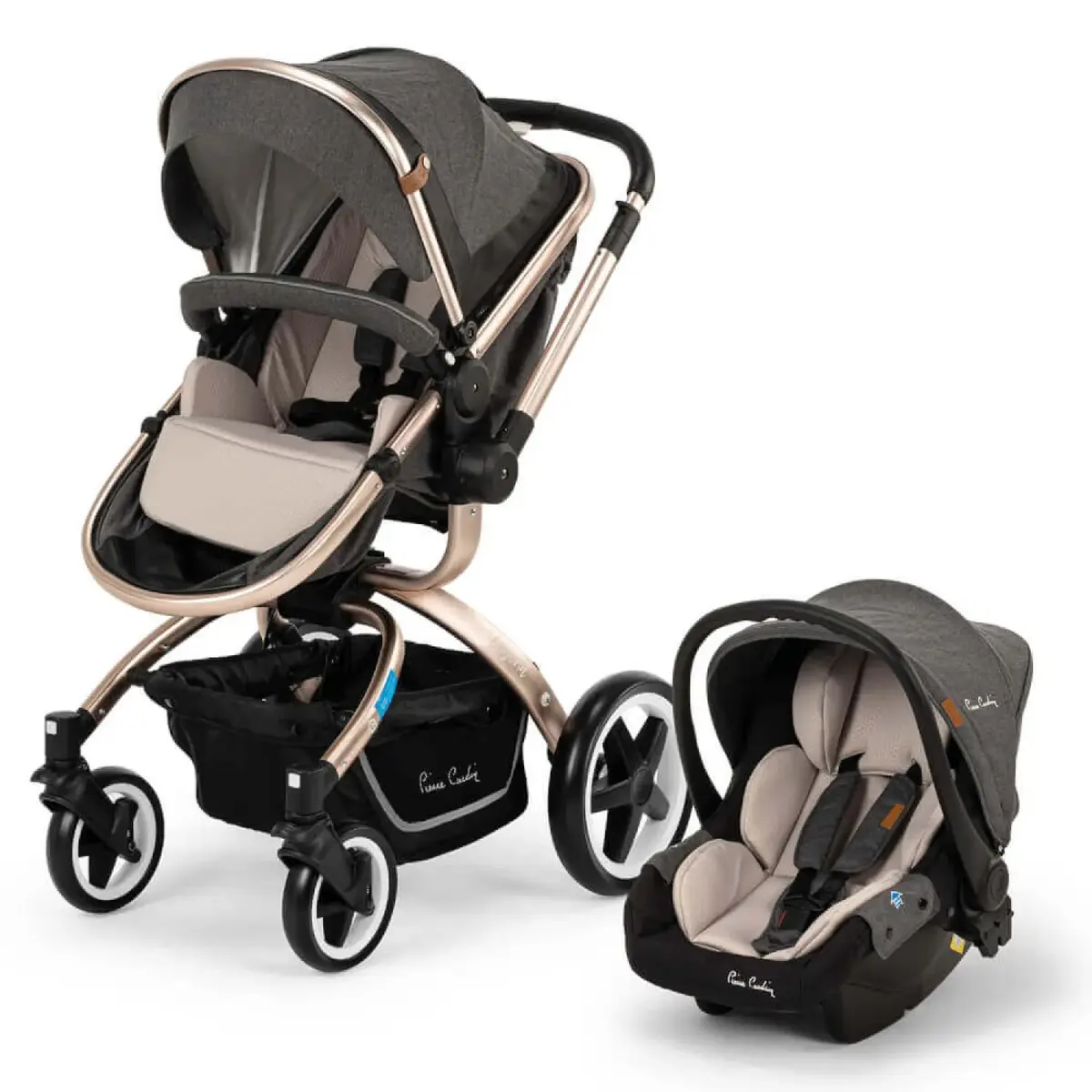 Pierre Cardin Legend Travel Sistem Bebek Arabası Füme Pierre Cardin Legend Travel Sistem Bebek Arabası Füme