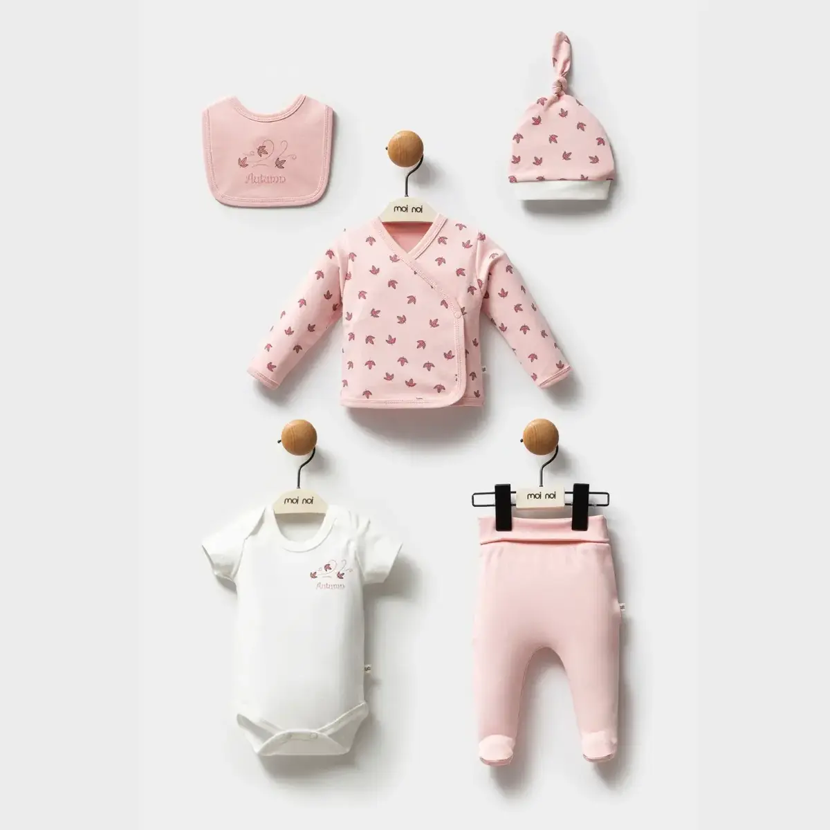 Moi Noi Hastane Çıkışı 5li Yaprak Pembe