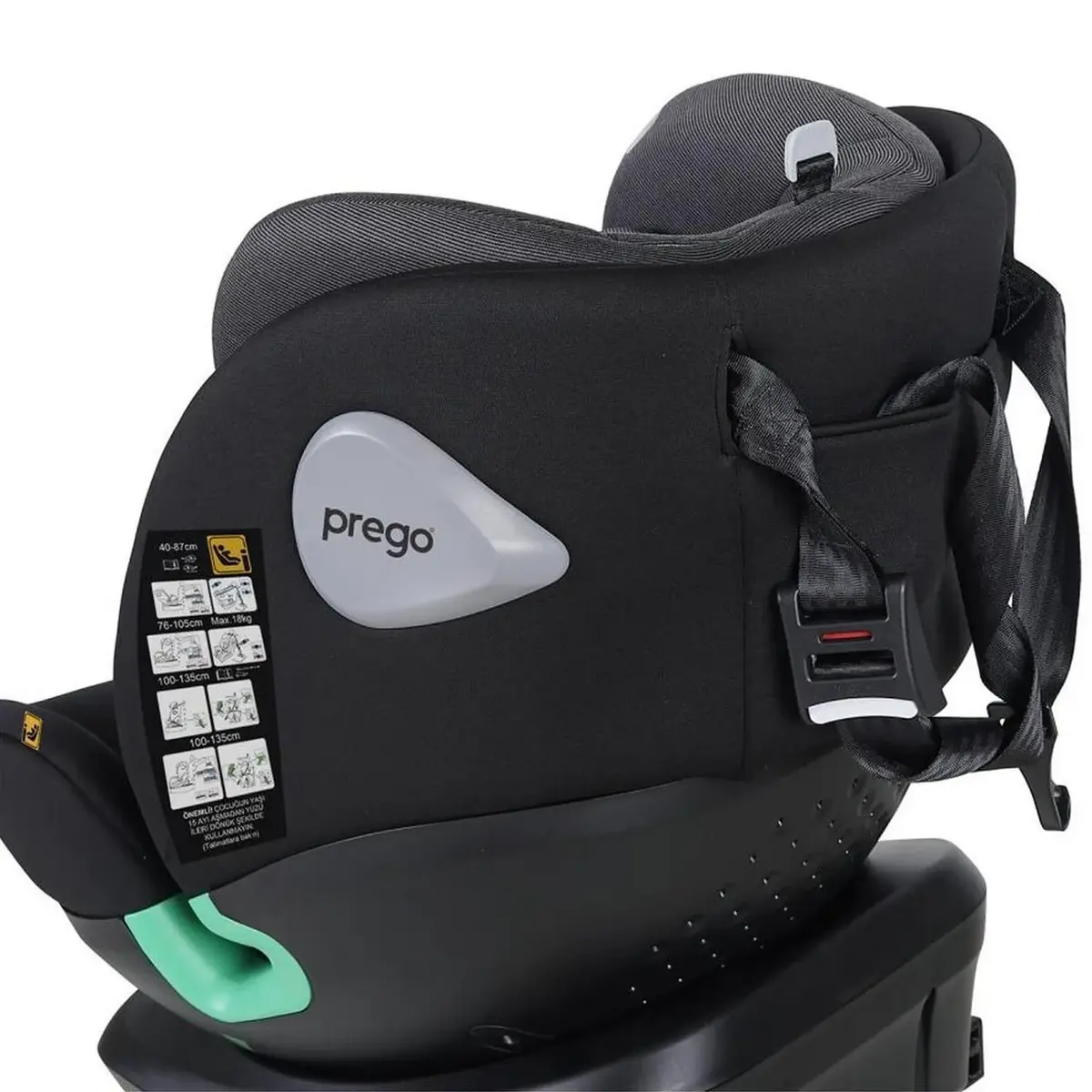 Prego Q9004 Tronfıx I-Size Oto Koltuğu Siyah