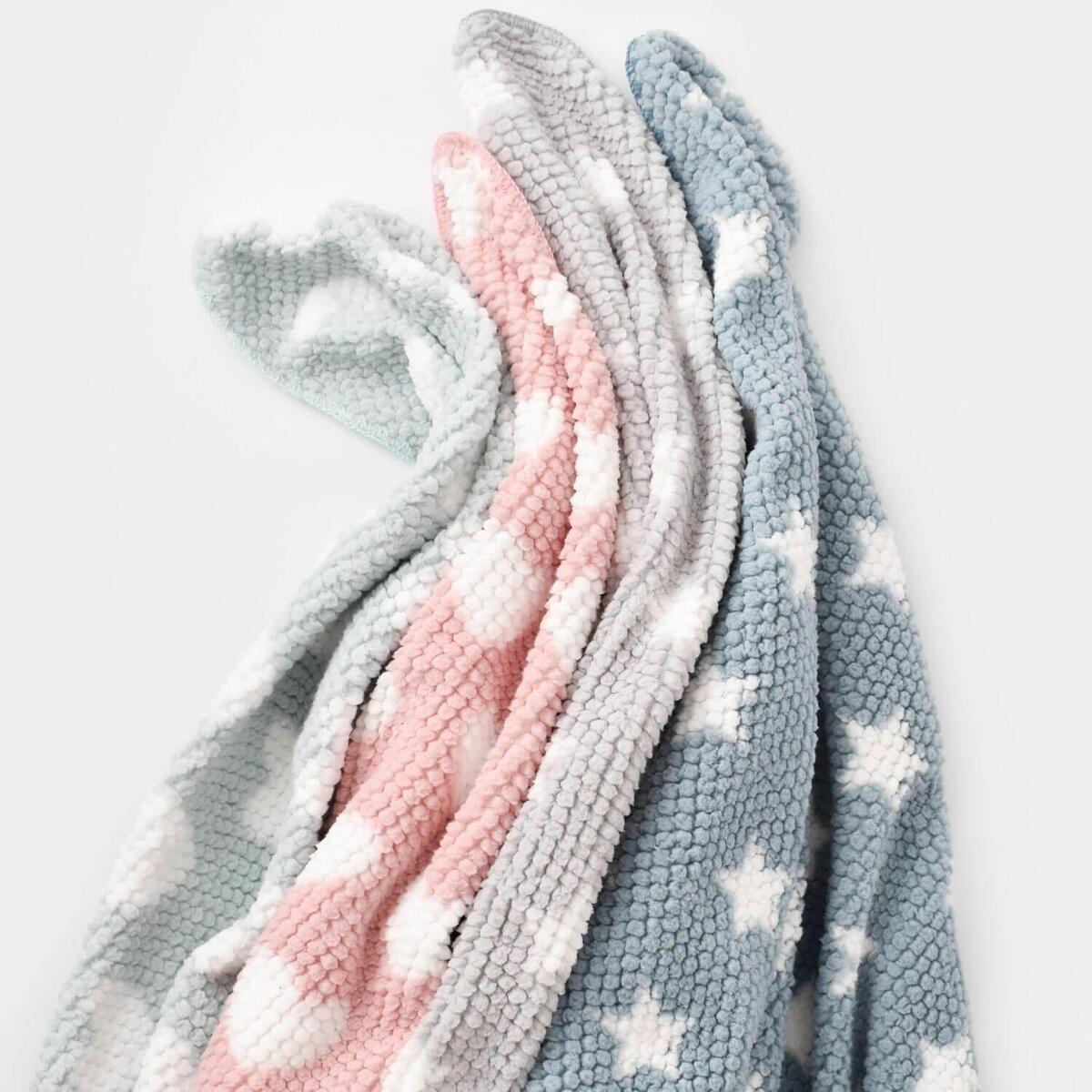 Bibaby Battaniye Star Joy Gri