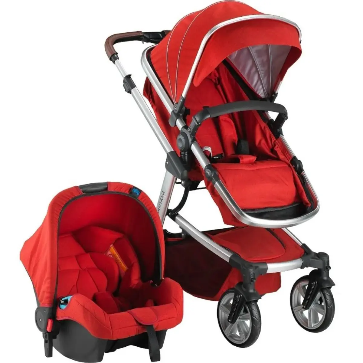 Babyhope Santana Travel Sistem Bebek Arabası Kırmızı