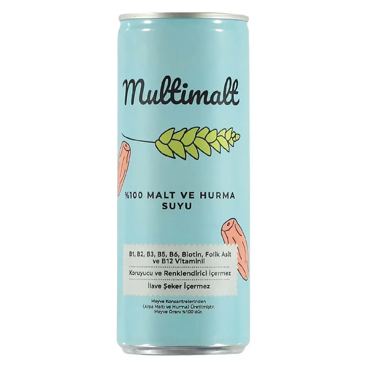 Multimalt Anne Sütü Arttıran Alkolsüz %100 Malt ve Hurma Suyu 250 ml