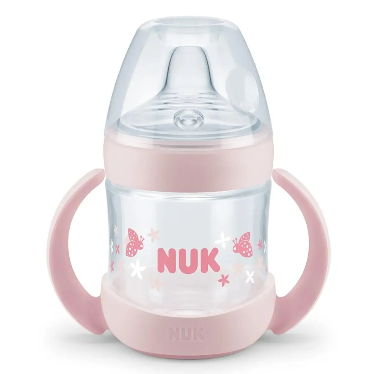 Nuk Nature Sense Learner Isı Göstergeli Alıştırma Bardağı 150 ml 6+ Ay Pembe