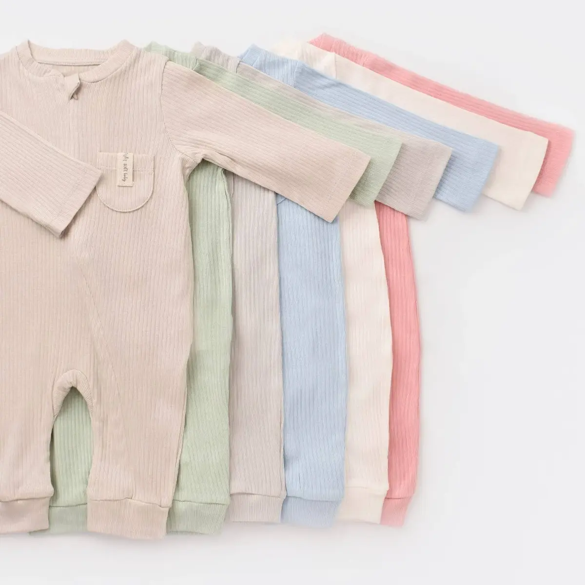 Bibaby Organik Tulum Patiksiz Soft Modal Pembe