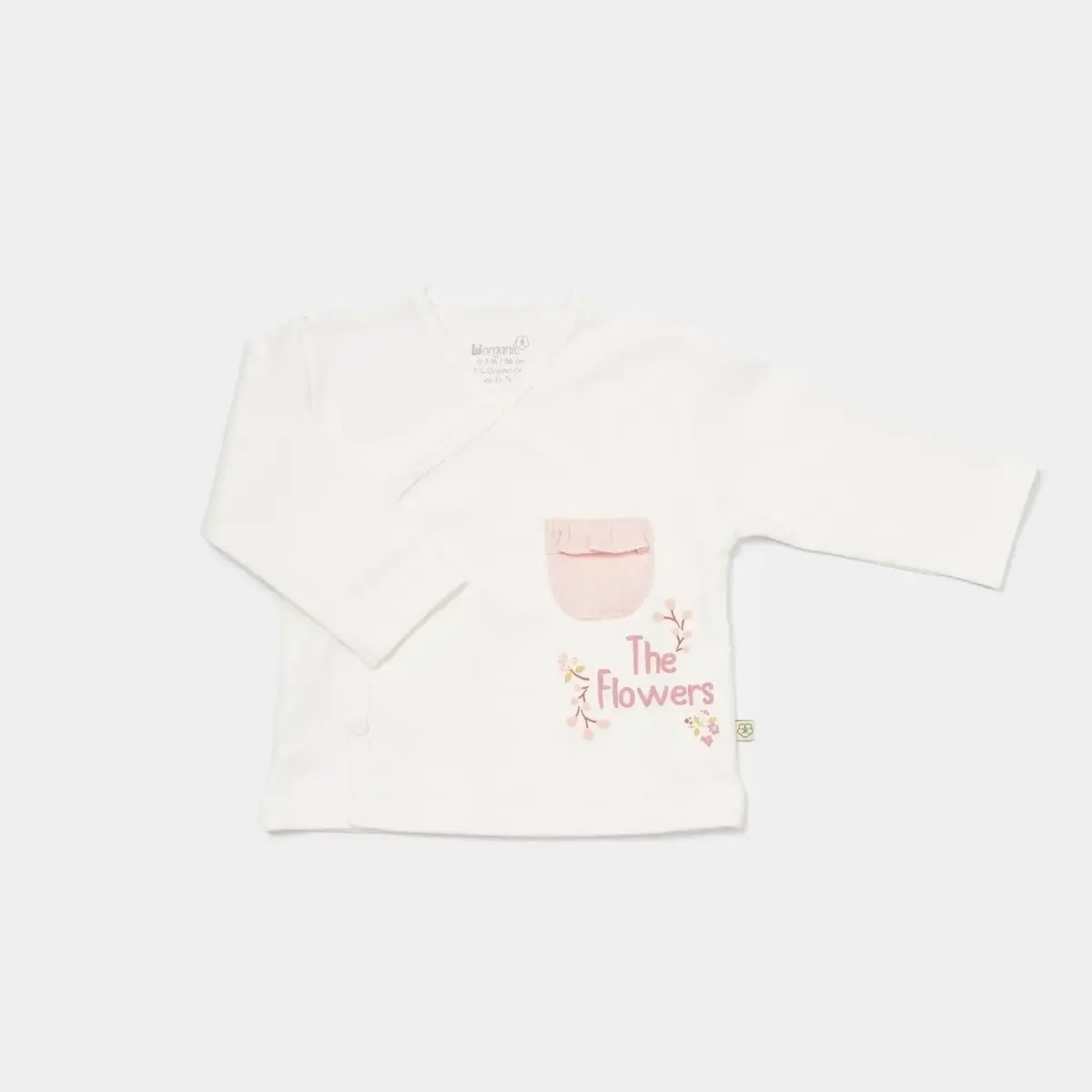 Bibaby Organik Hastane Çıkışı 5li The Flowers Ekru - Pembe