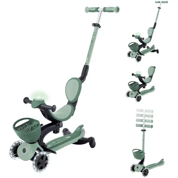 Globber Go Up Baby 360 Işıklı Scooter - Koyu Mint
