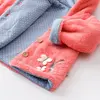 Bibaby Organik Hırka Wild Flowers Coral