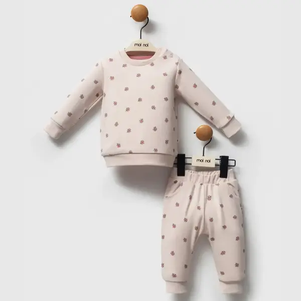 Moi Noi 2li Takım Flowers Mürdüm