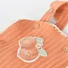 Bibaby Organik Salopet Tulum Summer Fruit Light Cream - Caramel