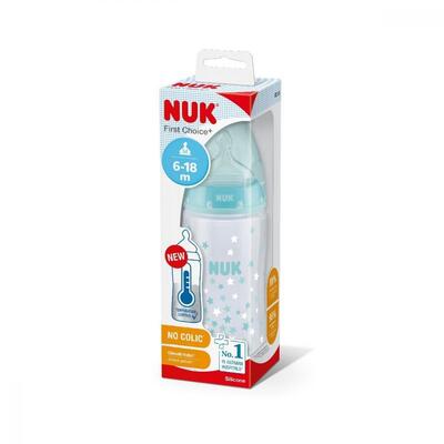 Nuk FC Plus Dereceli PP Biberon 300 ml Yeşil