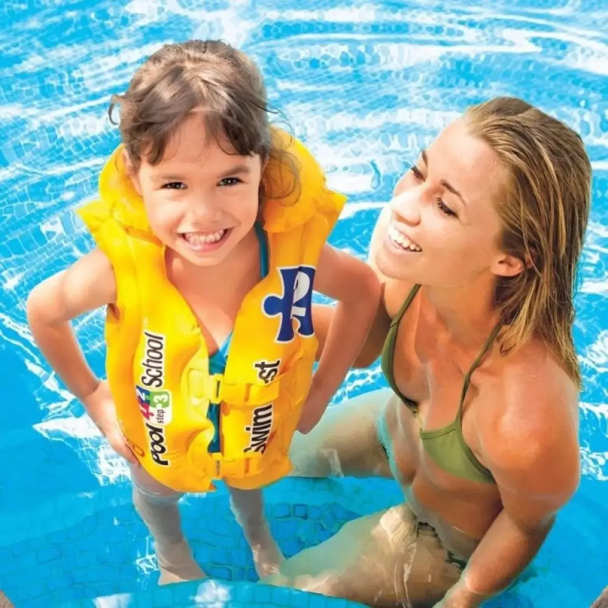 Intex Yakalı Yelek Sarı 50x47 cm