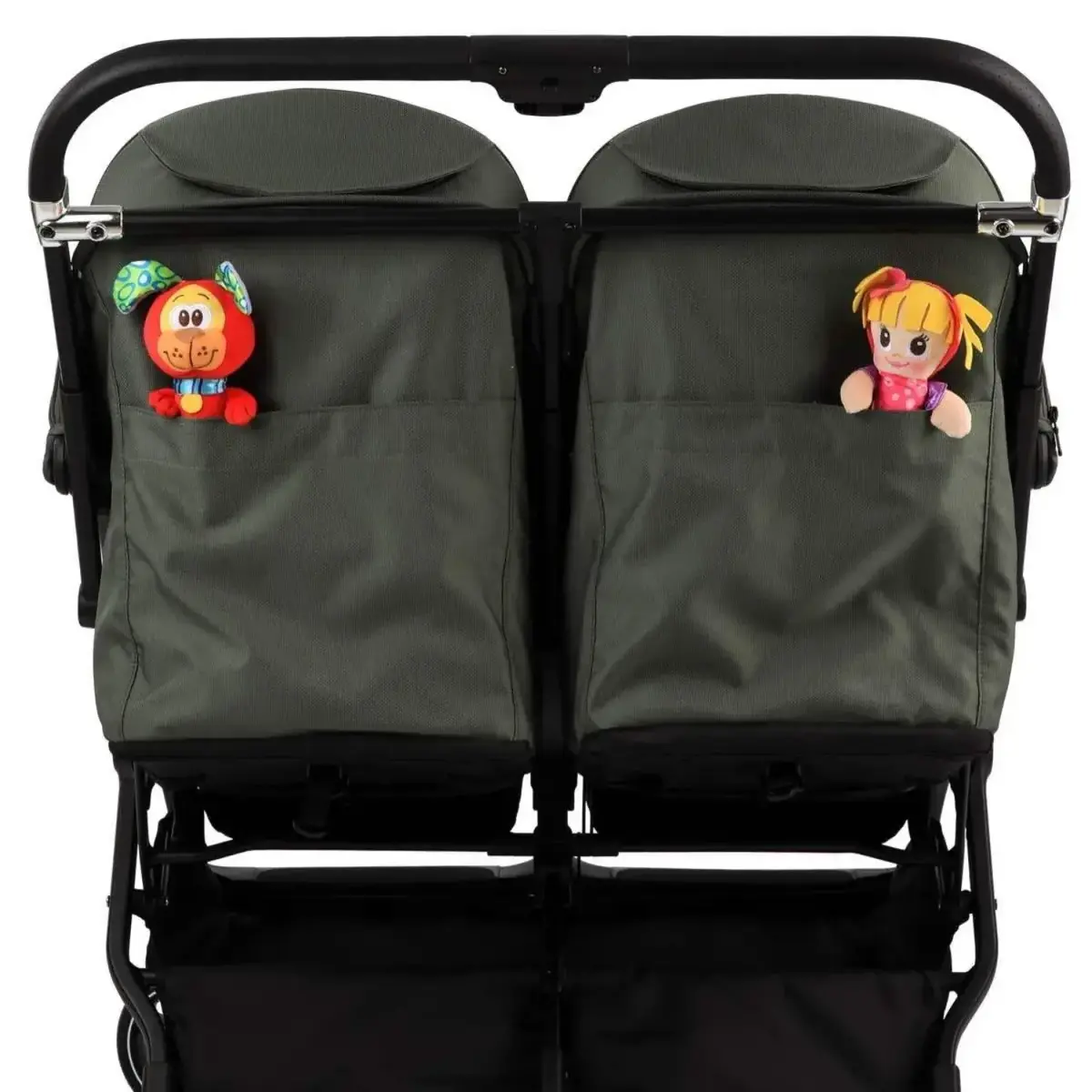 Kraft Duplo İkiz Bebek Arabası Black