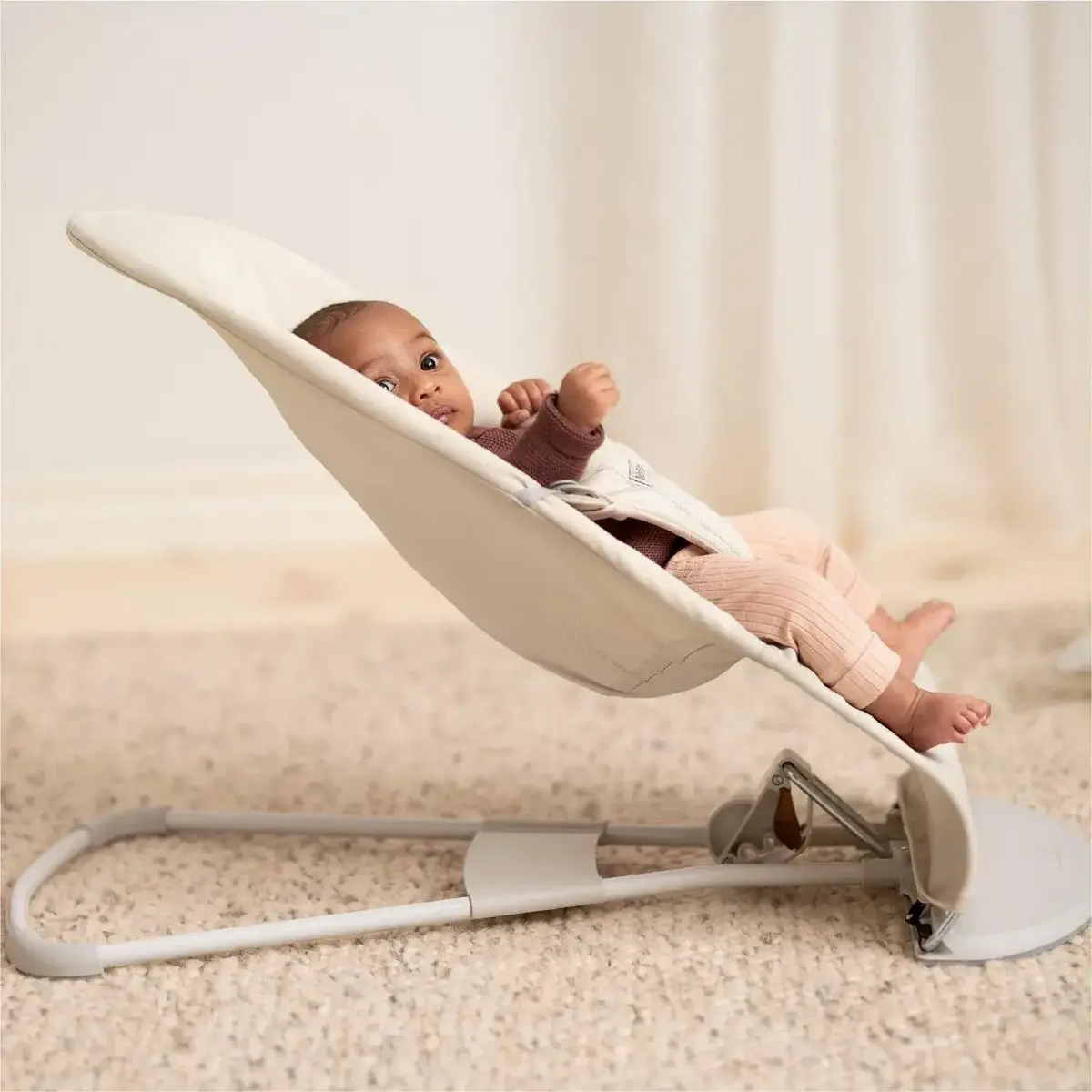Babybjörn Balance Soft Ana Kucağı Woven Jersey Tri-Fabric Light Beige