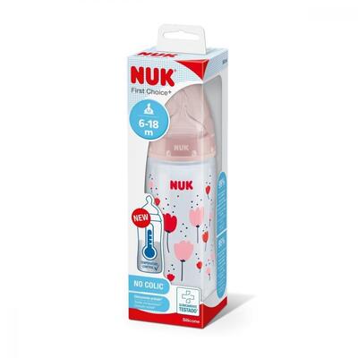 Nuk FC Plus Dereceli PP Biberon 300 ml Pembe